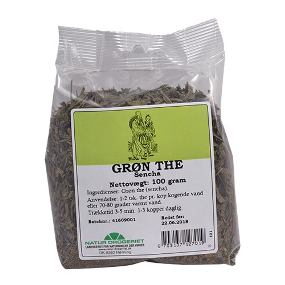 Grøn Sencha the - 100 gr - Natur Drogeriet