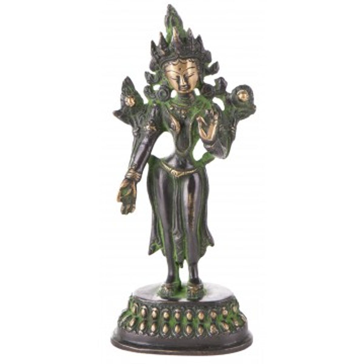 Grøn Tara stående 16 cm - Tara figurer - GodKarmaShop