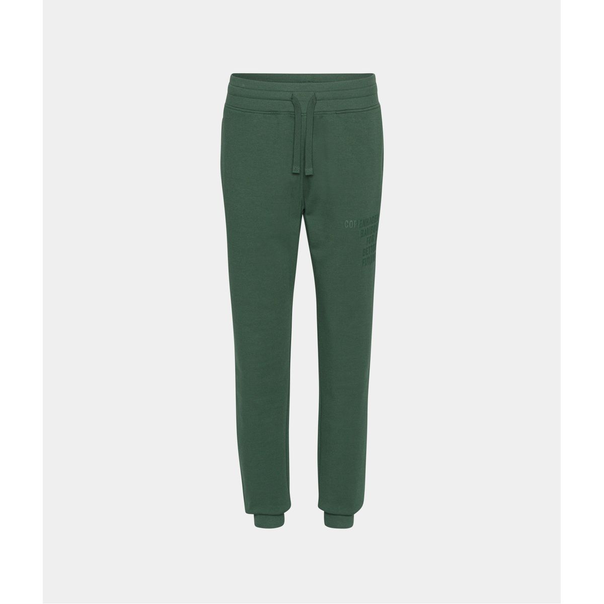 Grønne bambus sweatpants til dame med logo fra Copenhagen Bamboo, L