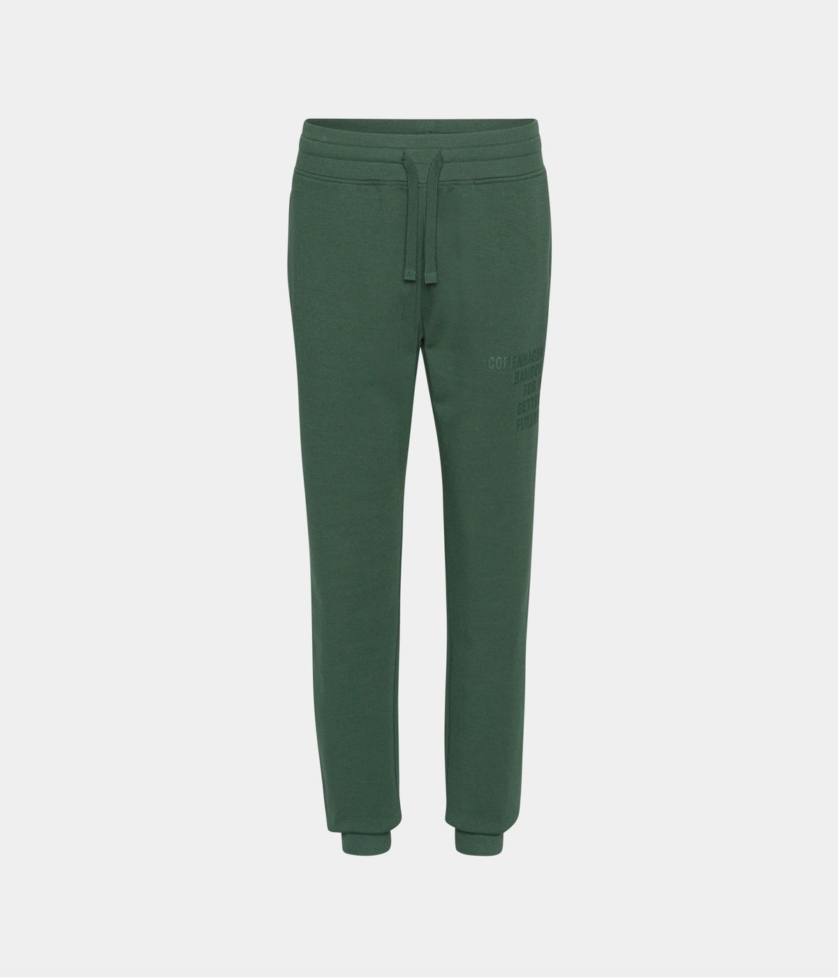 Grønne bambus sweatpants til dame med logo fra Copenhagen Bamboo, M