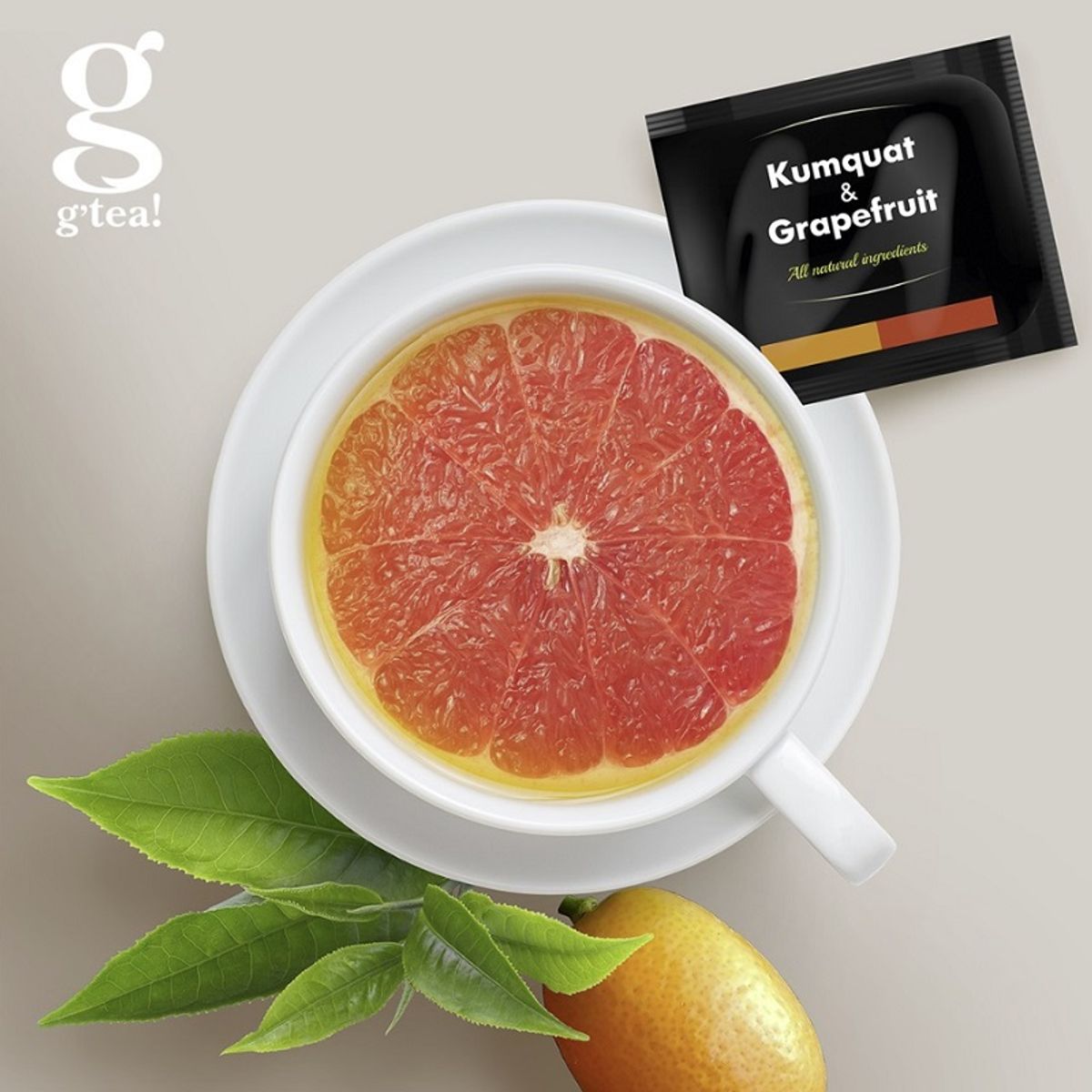 g'tea! - Gourmet Black Tea - Kumquat & Grapefruit