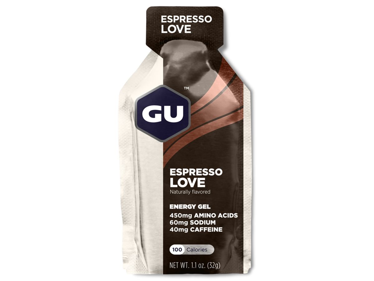 GU Energy Gel - Espresso Love - 40 mg koffein - 32 gram