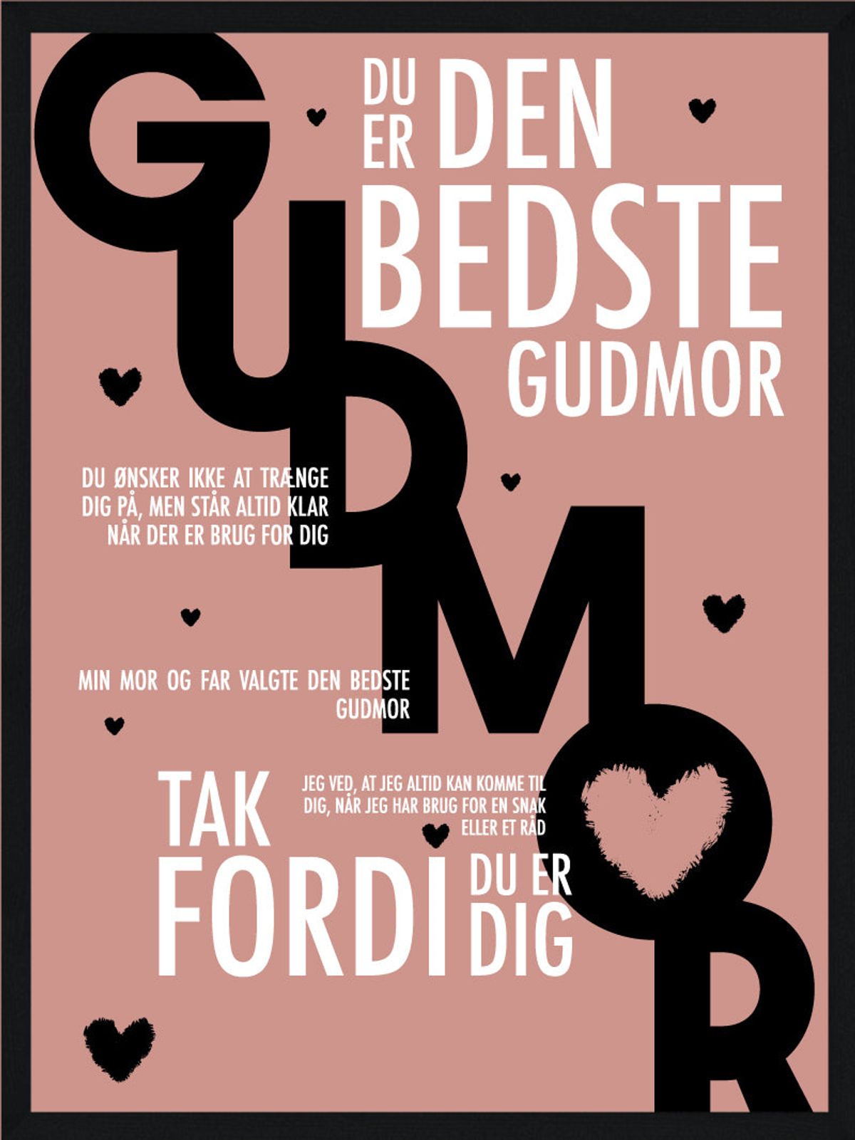 Gudmor plakat - Personlig plakat