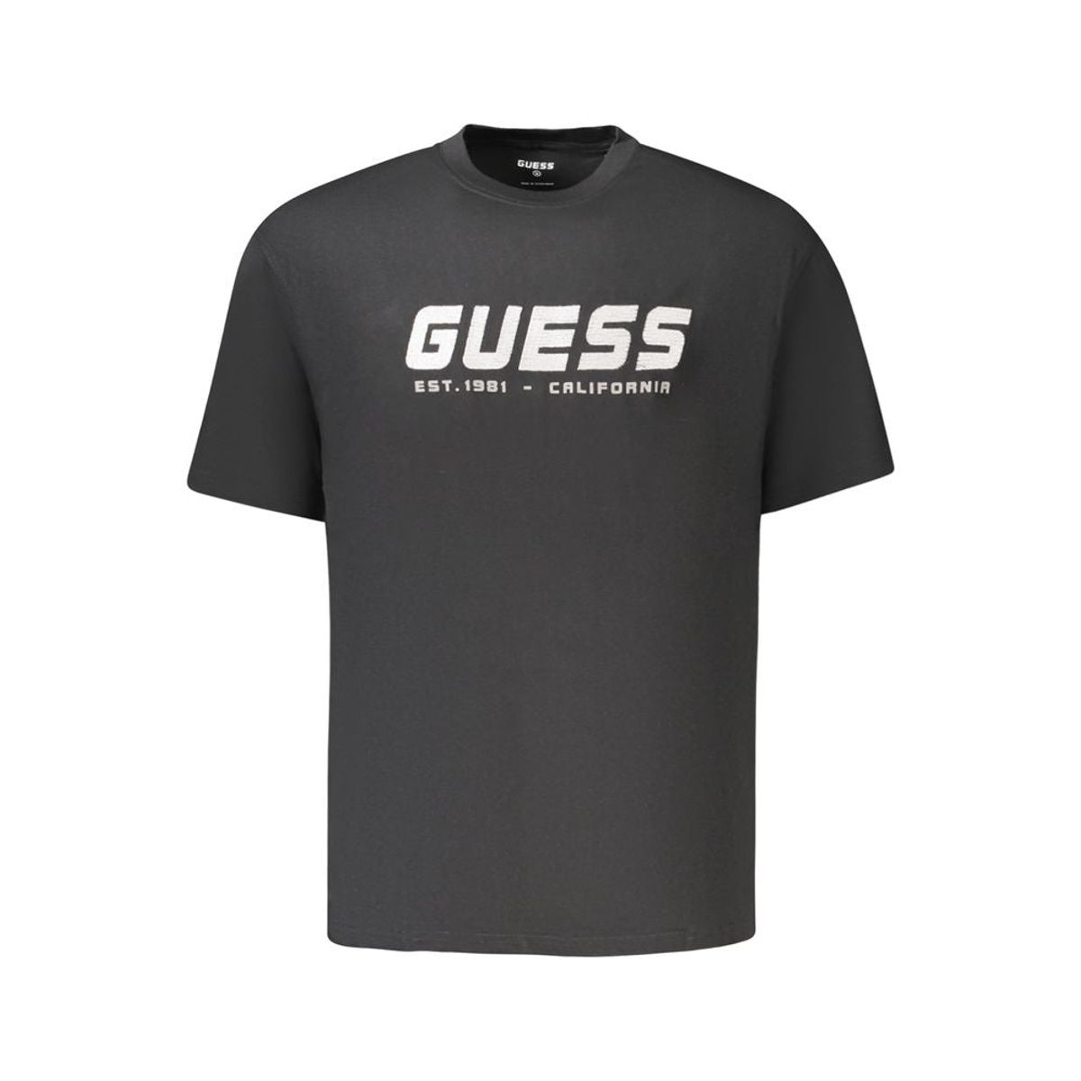 Guess Jeans Black Cotton T-Shirt