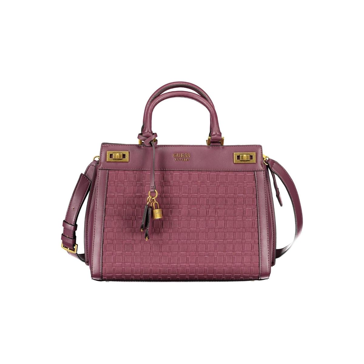 Guess Jeans Elegant Purple Polyurethane Handbag