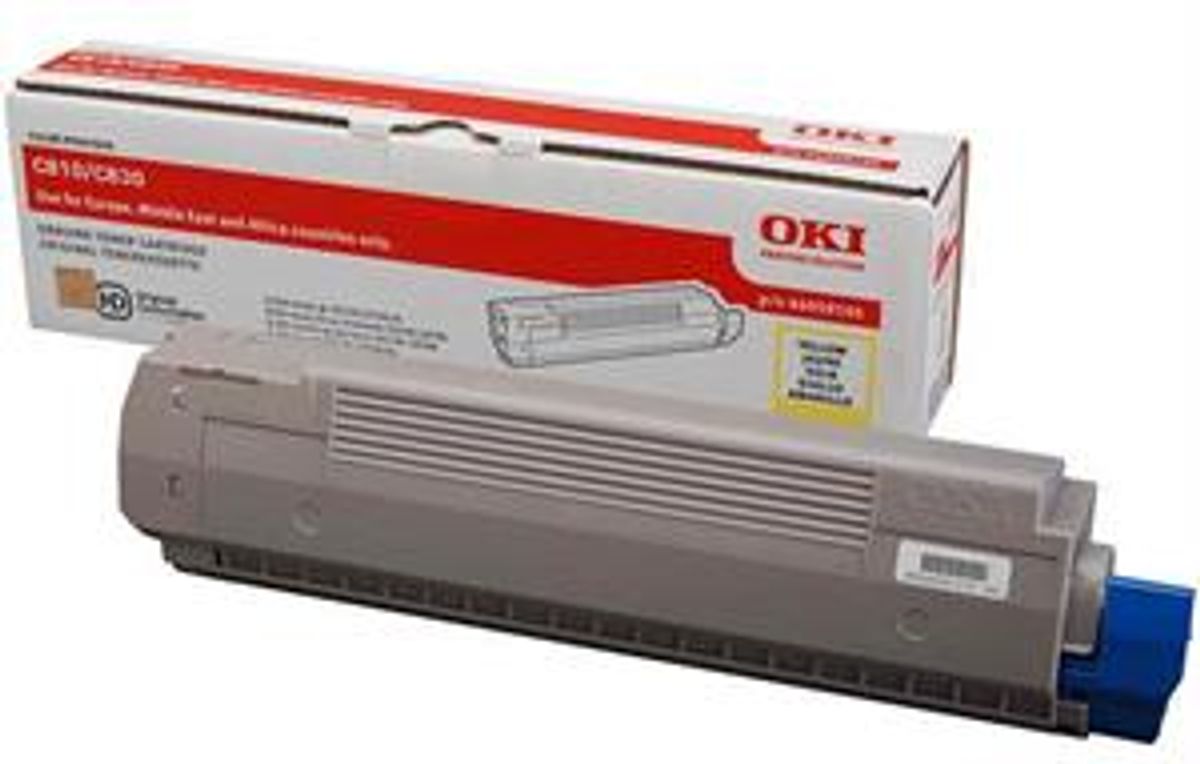 Gul lasertoner 810/830 - OKI - 8.000 sider