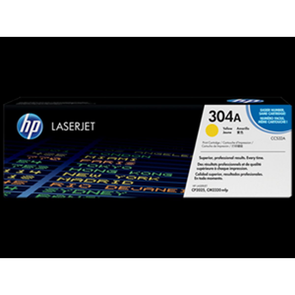 Gul lasertoner - HP CC532A - 2.800 sider