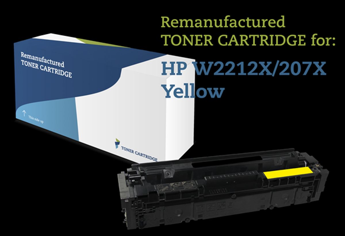 Gul lasertoner - HP W2212X - 2.450 sider