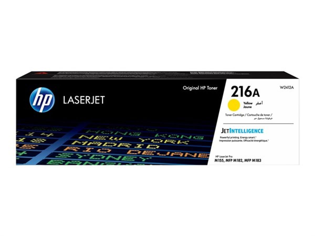 Gul lasertoner - HP W2412A - 850 sider