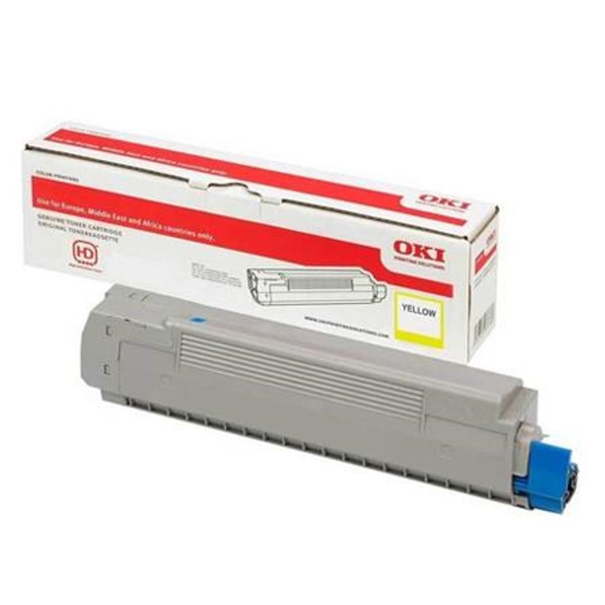 Gul lasertoner - OKI 46490401 - 1.500 sider