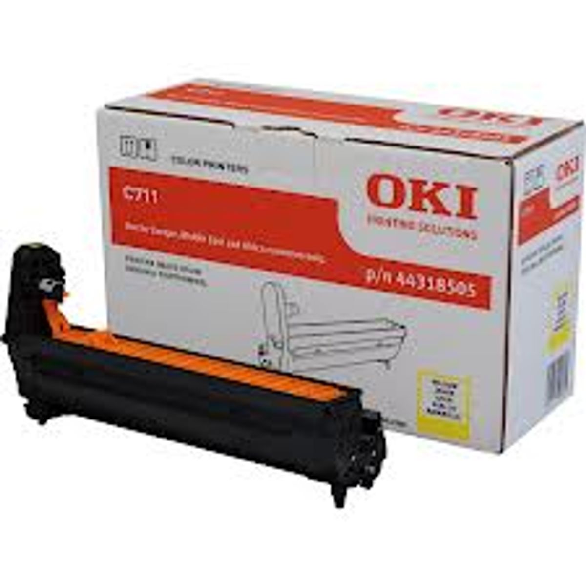 Gul tromle - OKI C711 -