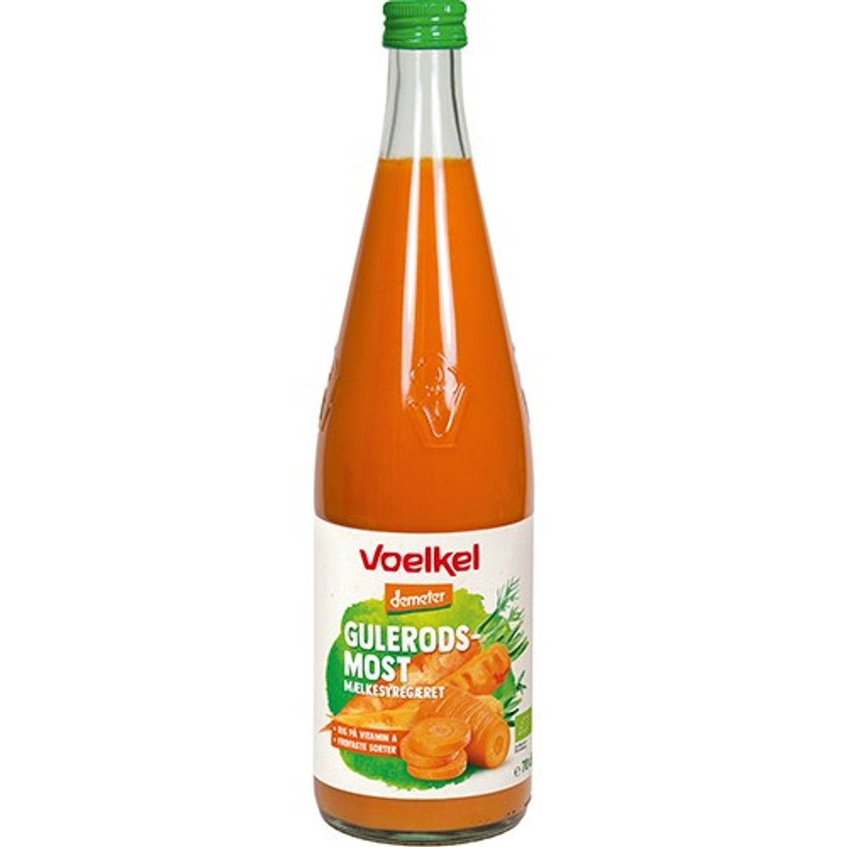 Gulerodsmost, mælkesyregæret Økologisk - 70 cl - Voelkel