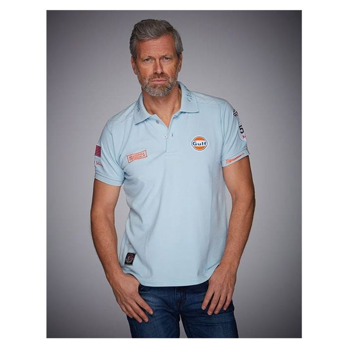 Gulf Racing Polo Deleney _2x-large