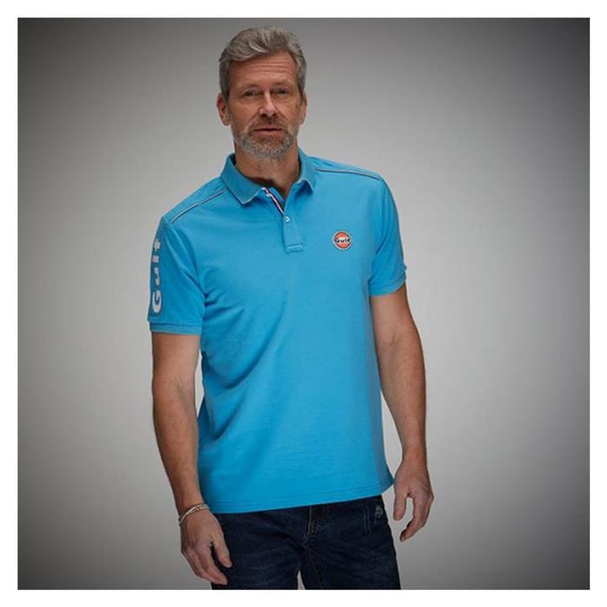 Gulf Racing Polo Diamond _2x-large