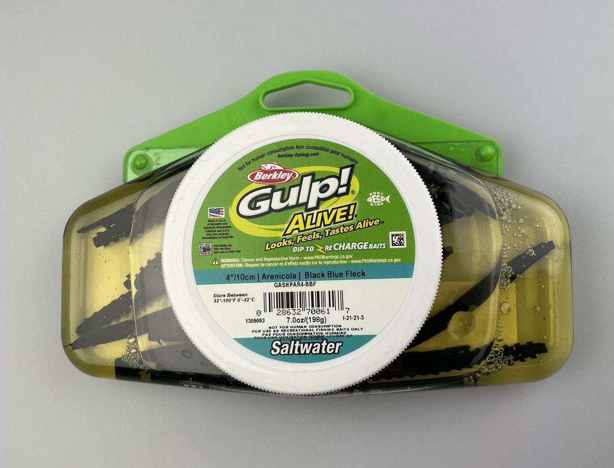 Gulp Alive Sandorm 4" Black/Bl