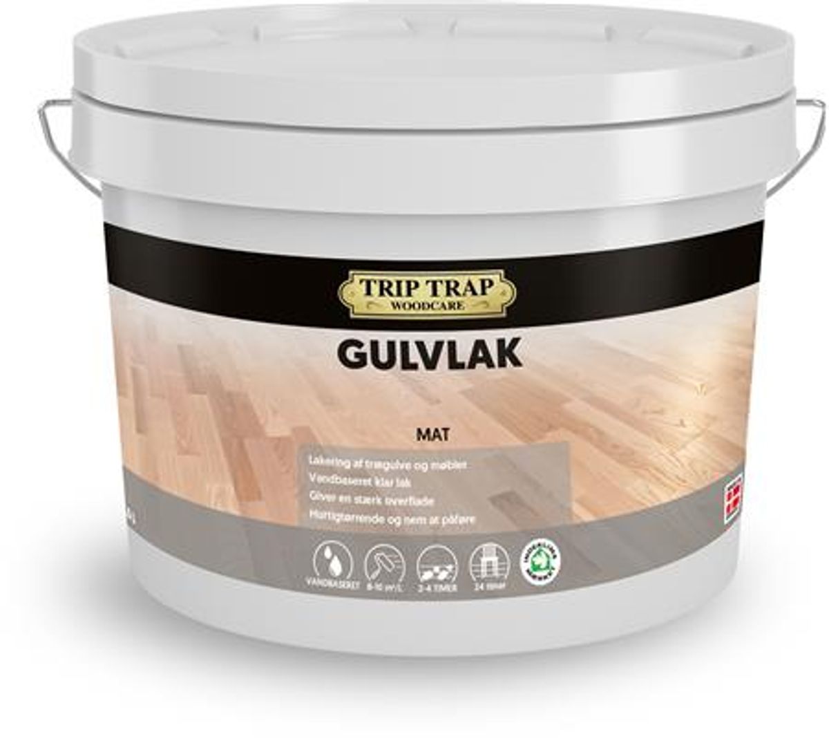 Gulvlak Mat 2,5L Farveløs