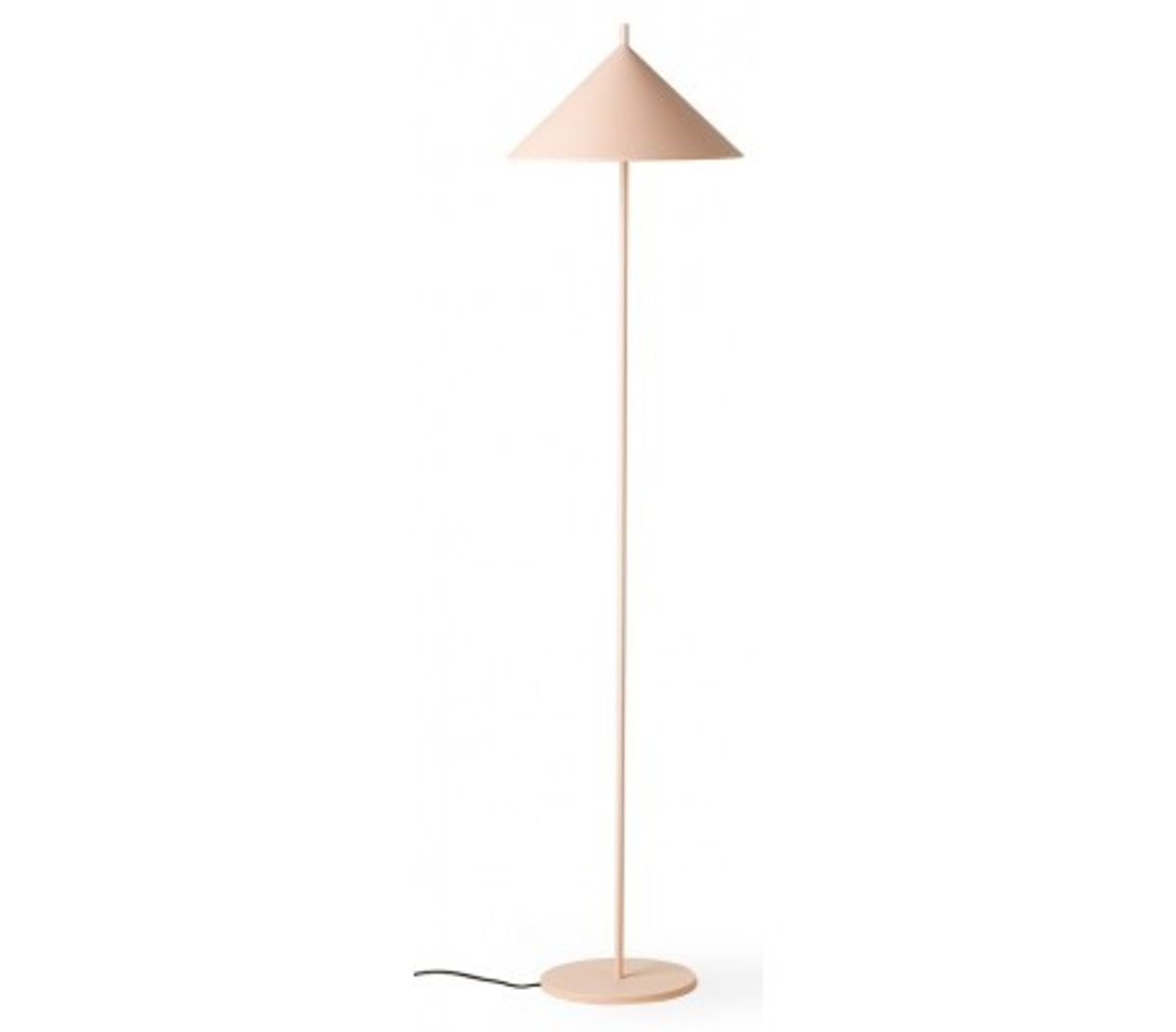 Gulvlampe i metal H150 cm 1 x E27 - Mat rosa