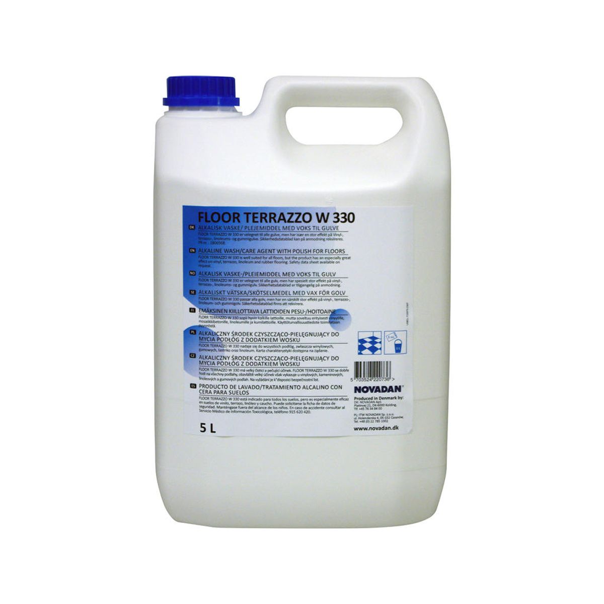 Gulvsæbe Floor Terrazzo W 330 med Voks 5 Liter