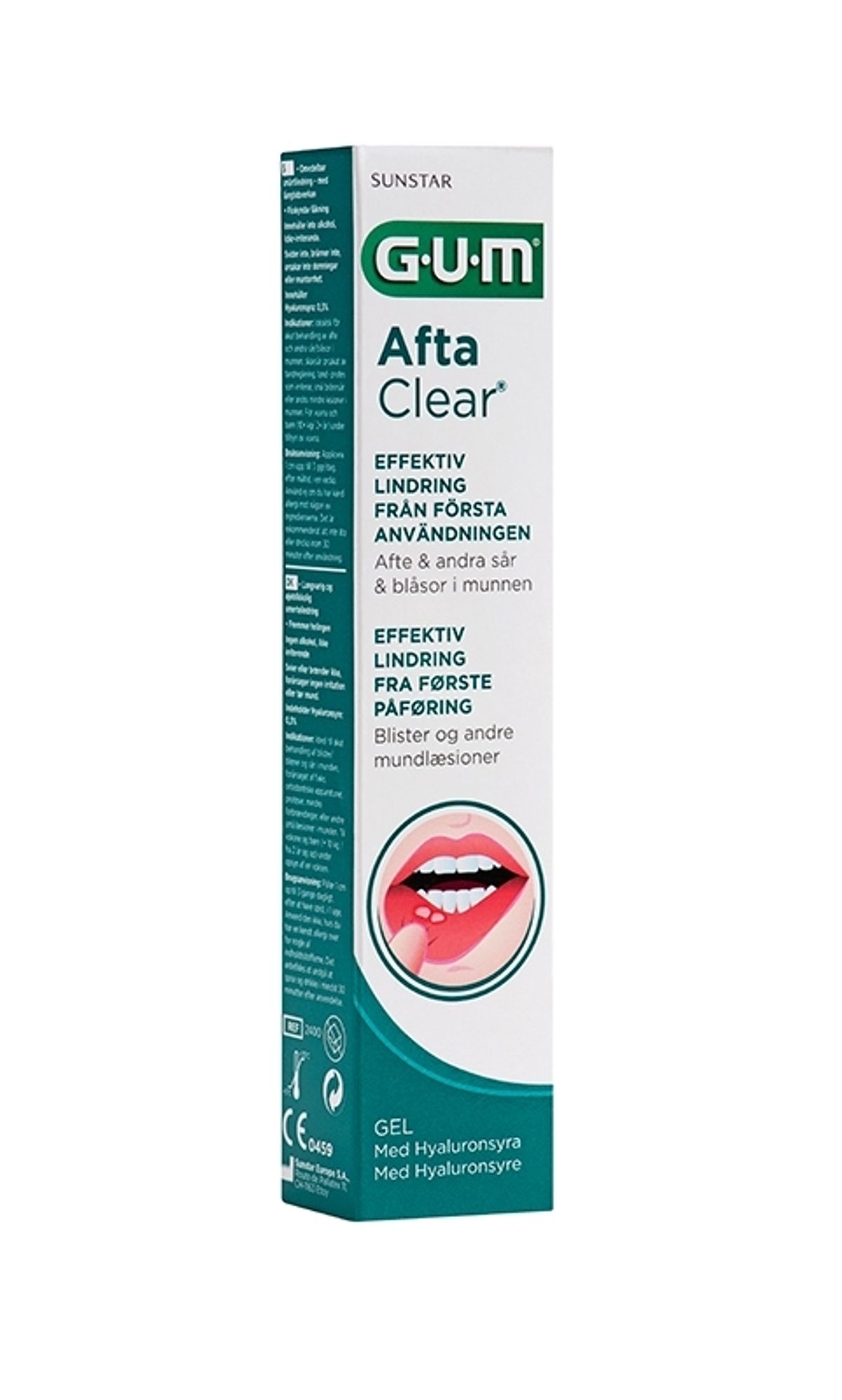 GUM AftaClear gel ved blister og sår- 10 ml