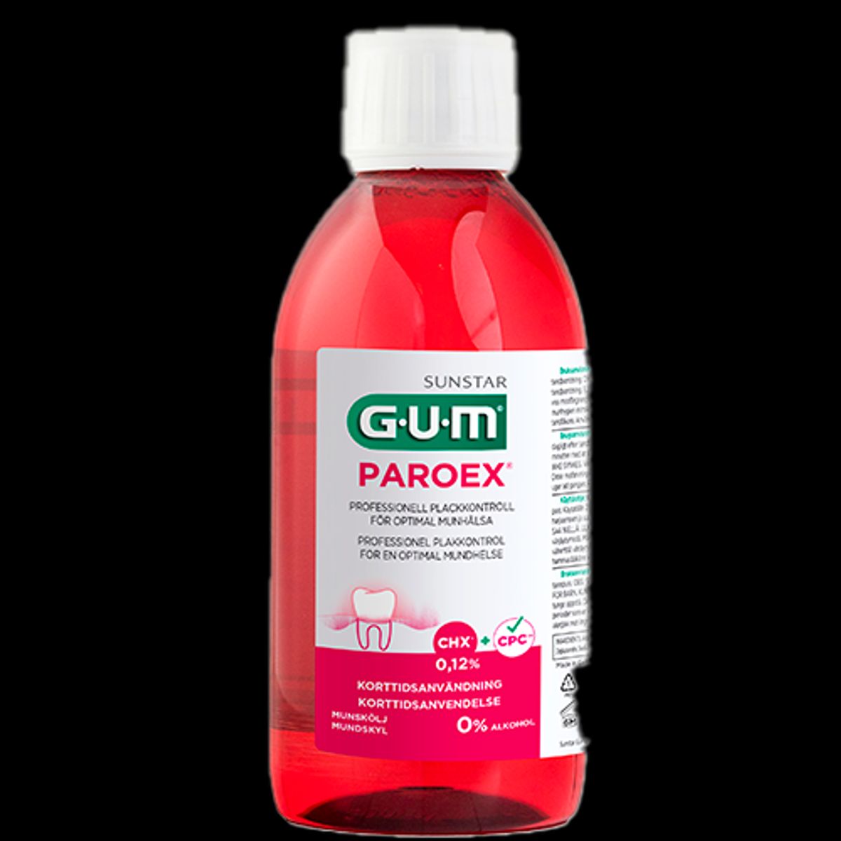 GUM Klorhexidin 0,12%, Mundskyl (300 ml)