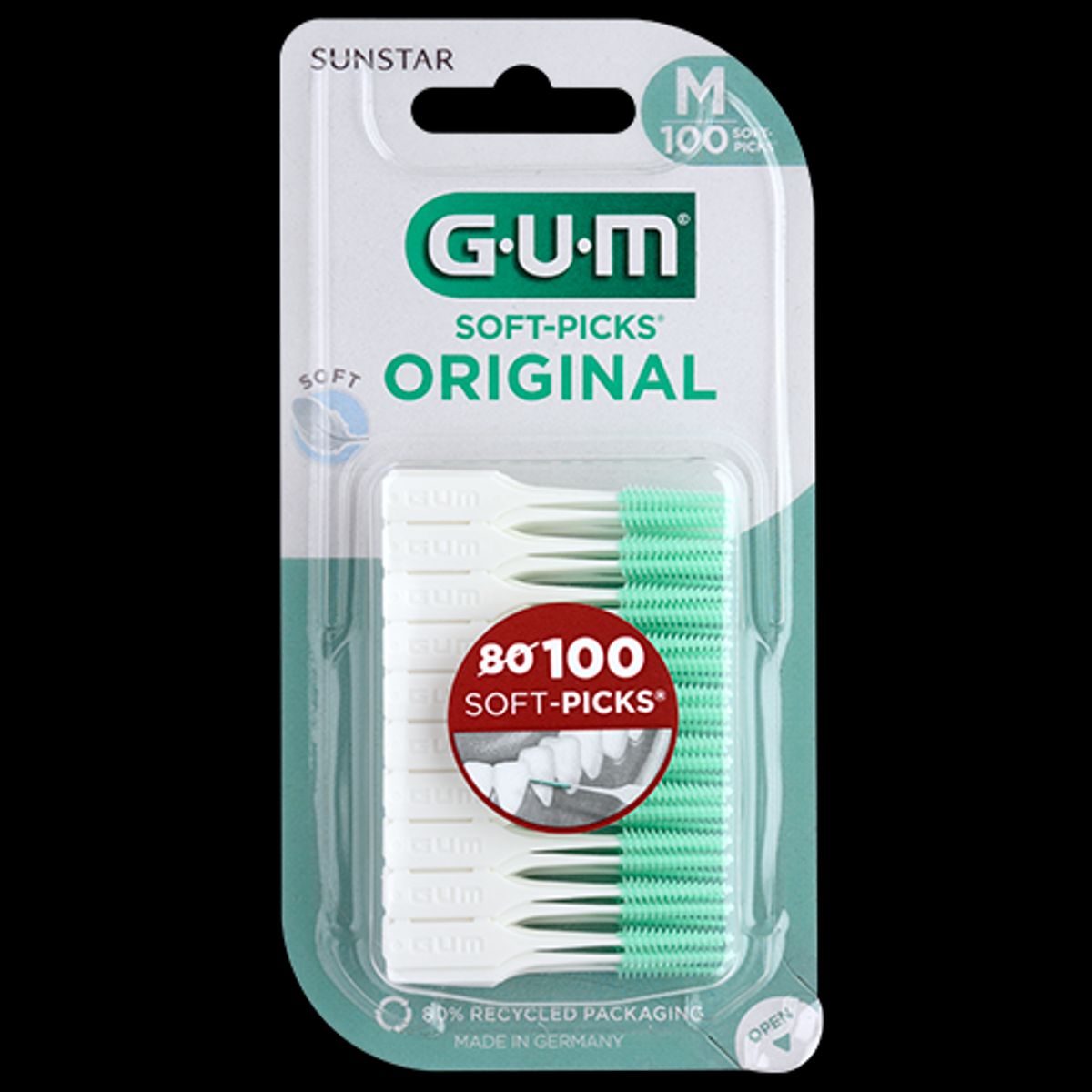 GUM Soft-Picks Medium (100 stk)