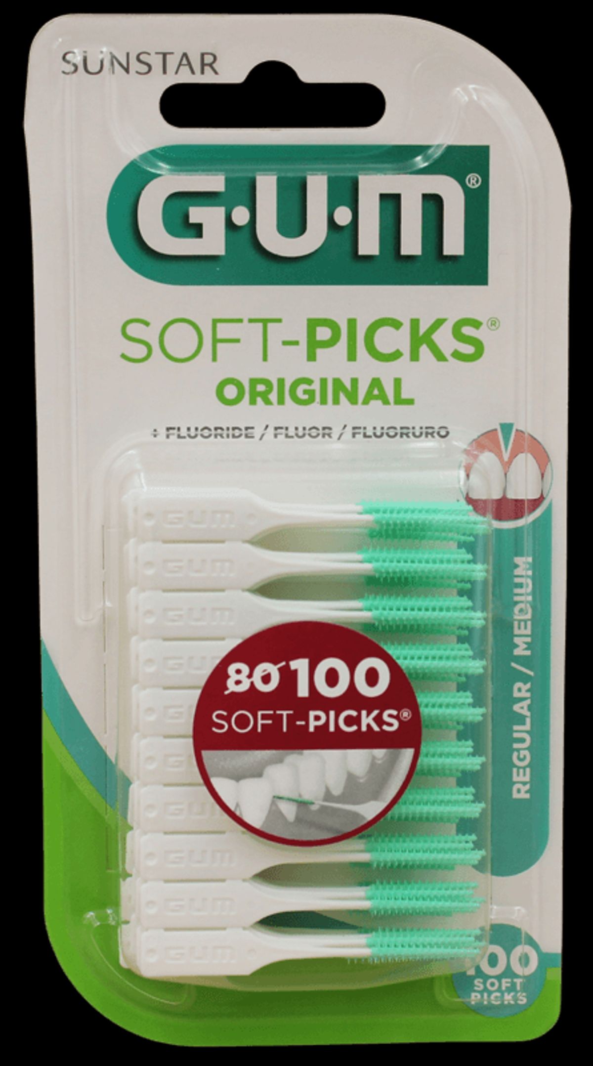 GUM - Soft- Picks Original (medium) - 100 stk