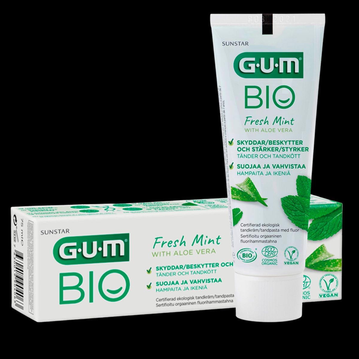 GUM Vegansk Tandpasta BIO Ø (75 ml)