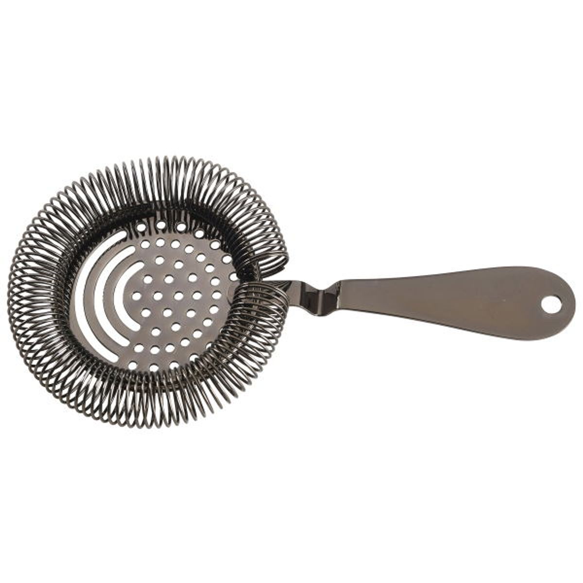 Gun Metal Sprung Premium Julep Strainer Genware