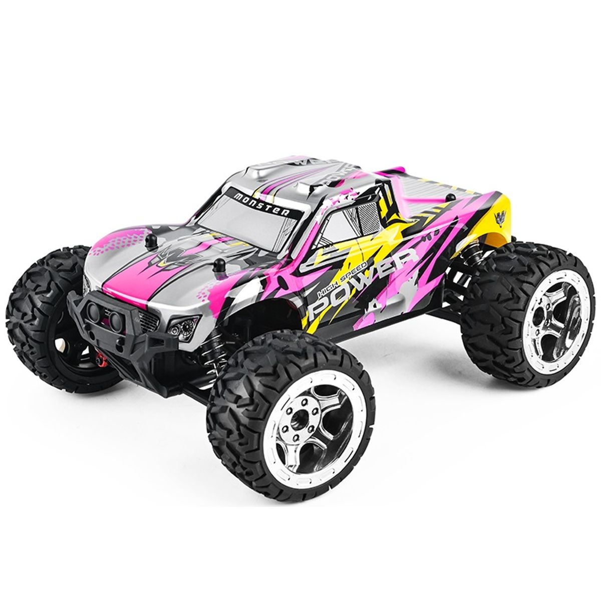 Guokai MonsterTruck 1:16 4WD Fjernstyret 2.4Ghz 35km/t Lilla