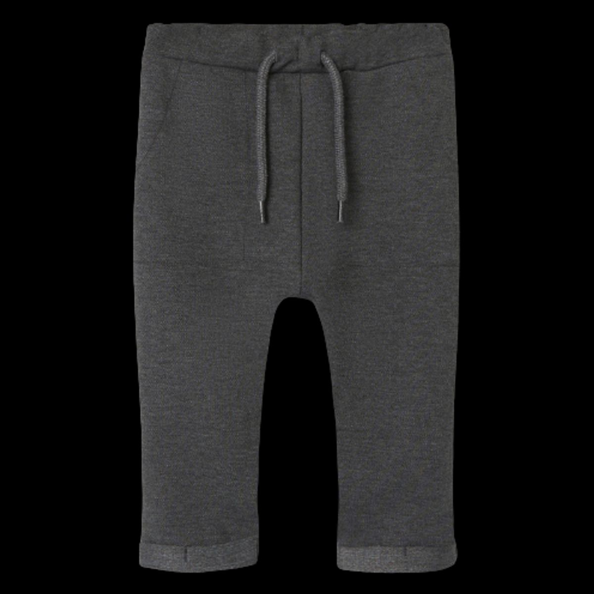 Guppy Drenge Bukser - Dark Grey Melange - 74