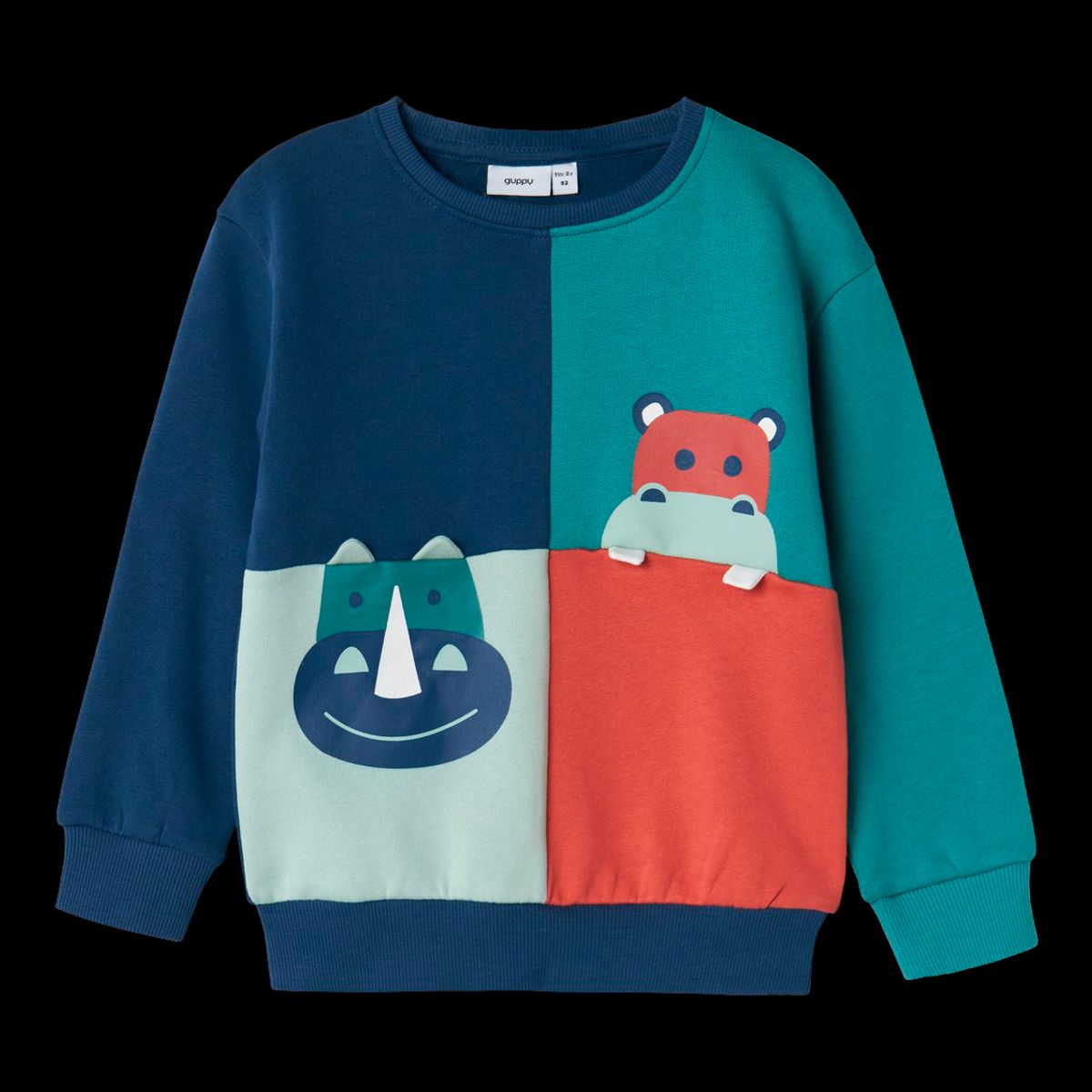 Guppy Drenge Sweatshirt - Insignia Blue - 104