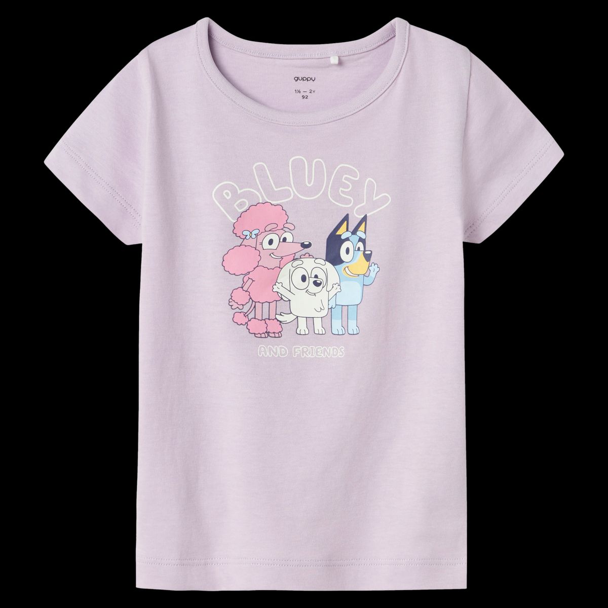 Guppy Kuru Bluey Pige T-shirt - Orchid Bloom - 104