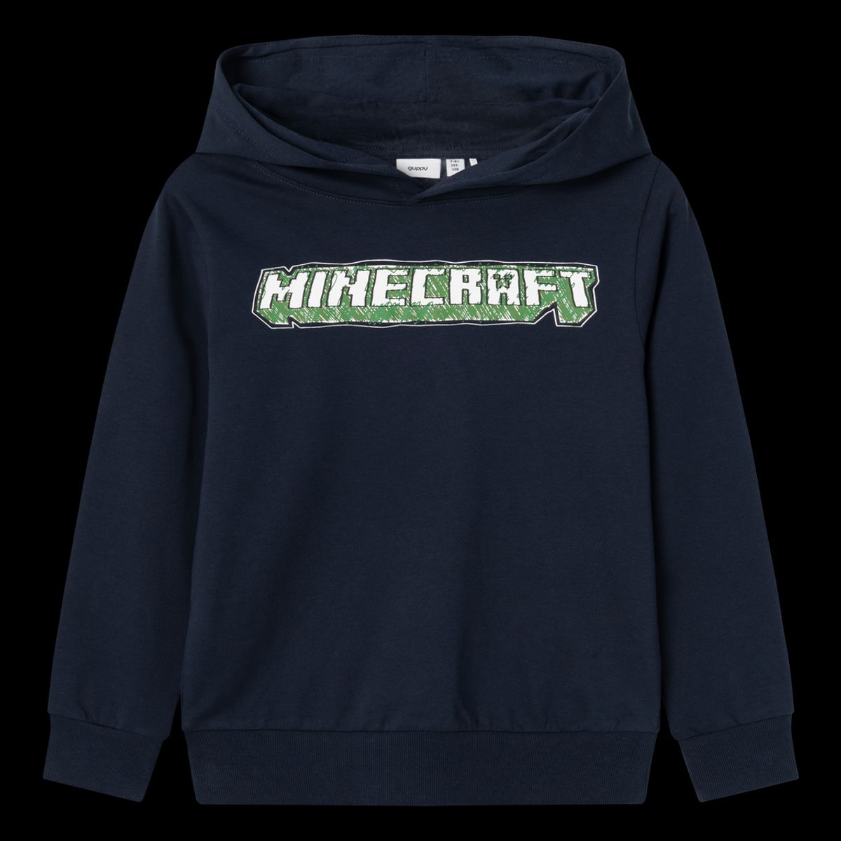 Guppy Minecraft Børne Sweatshirt - Dark Sapphire - 116