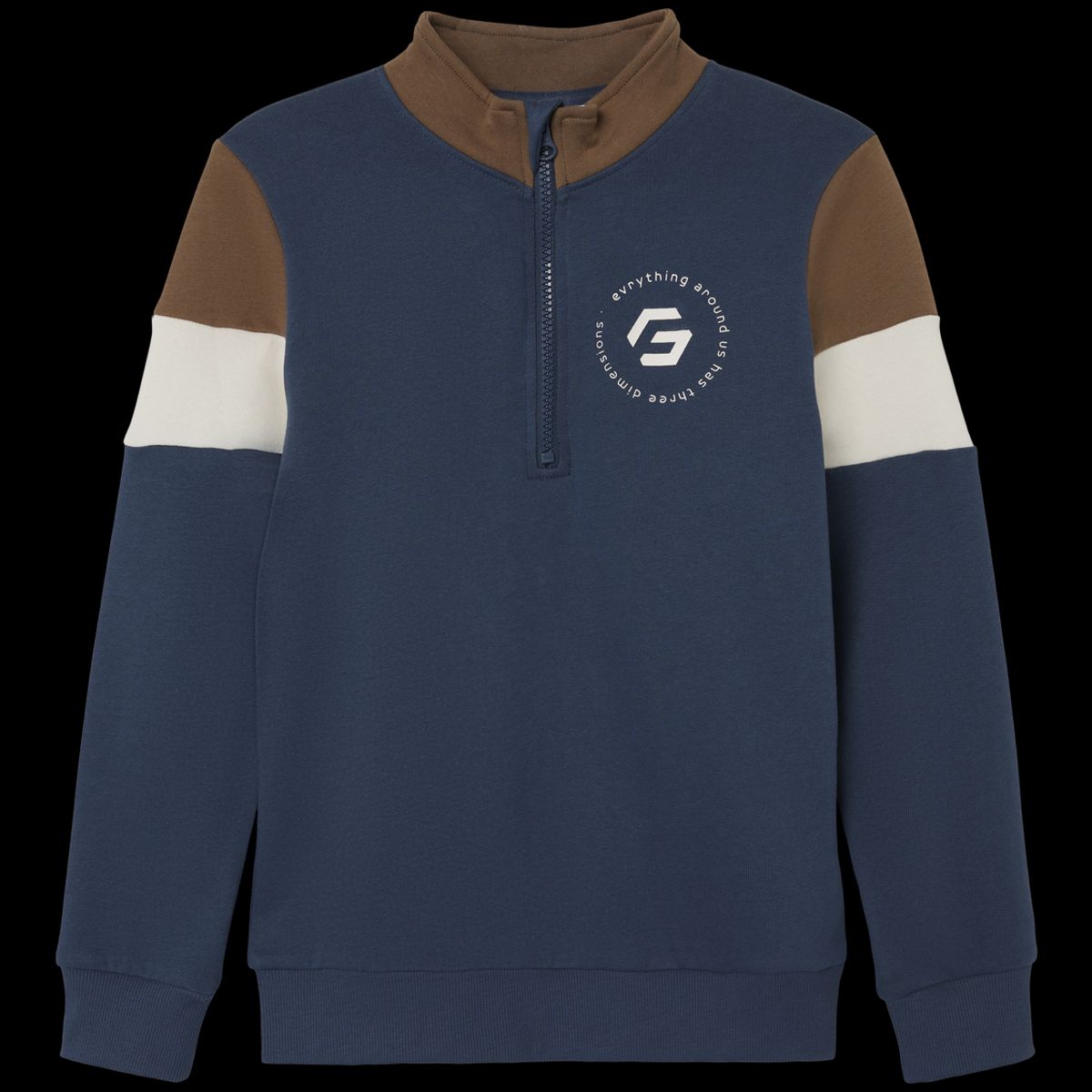 Guppy Moasti Børne Sweatshirt - Midnight Navy - 122/128