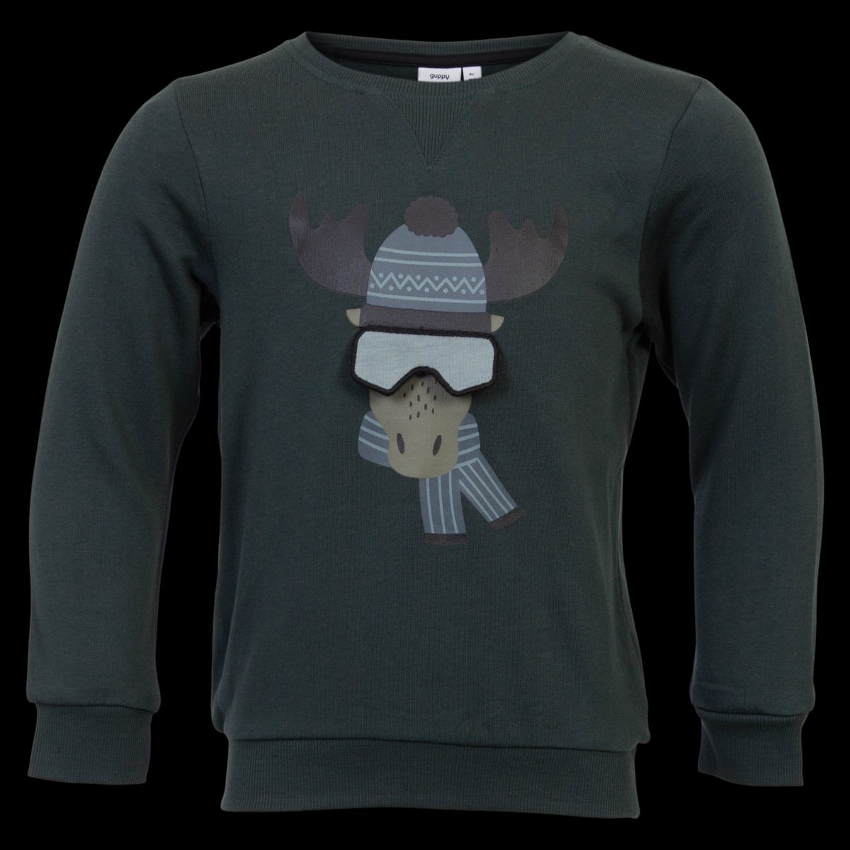 Guppy Renzo Drenge Sweatshirt - Green Gables - 104