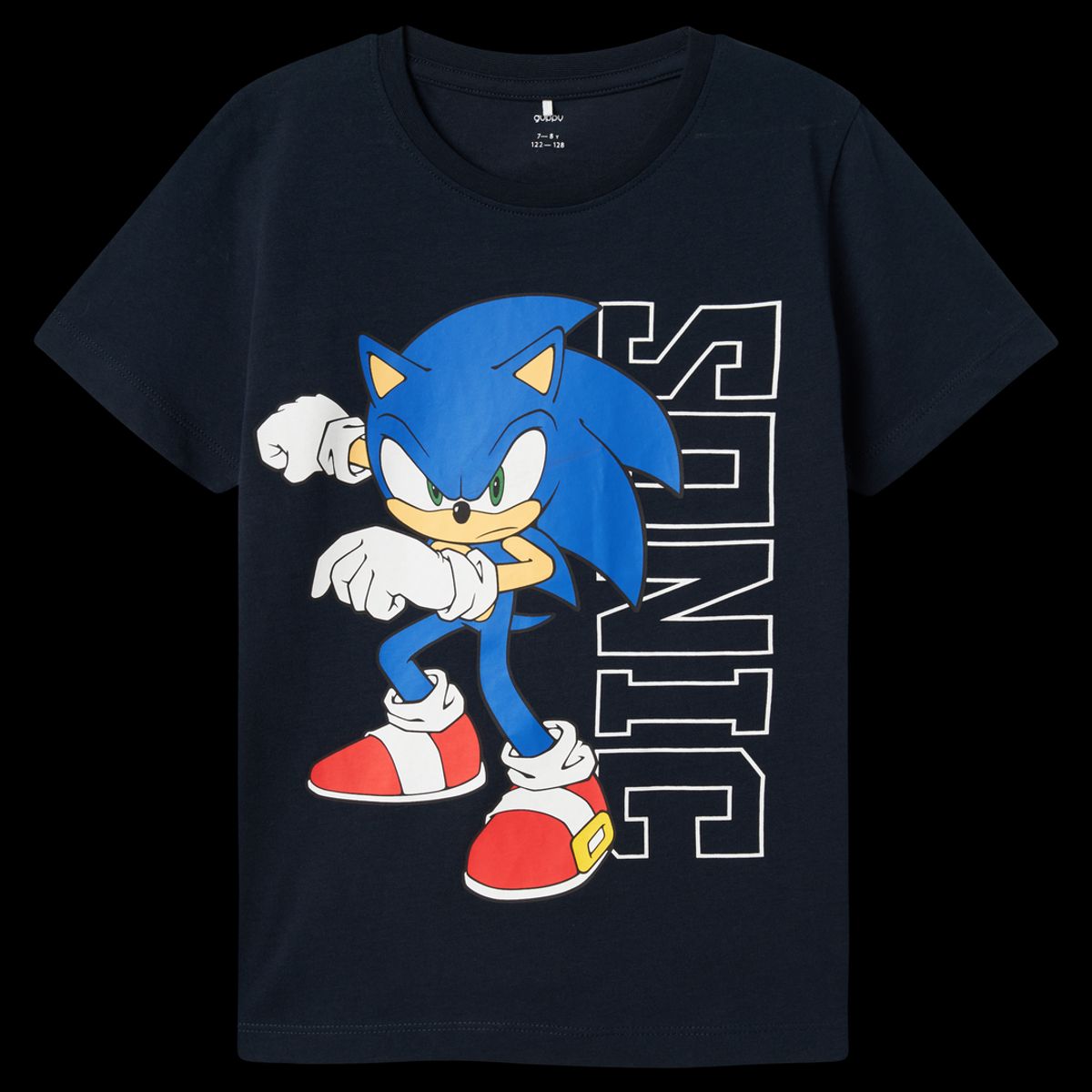 Guppy Sonic Drenge T-shirt - Dark Sapphire - 110