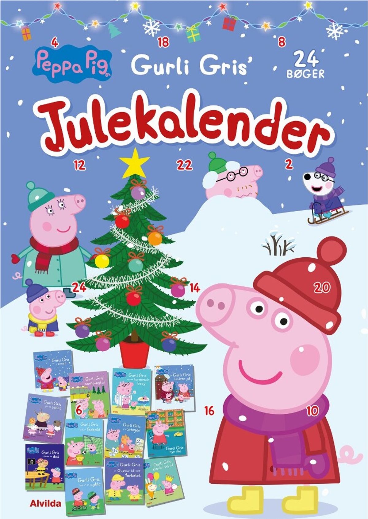 Gurli Gris Julekalender - 24 Billedbøger