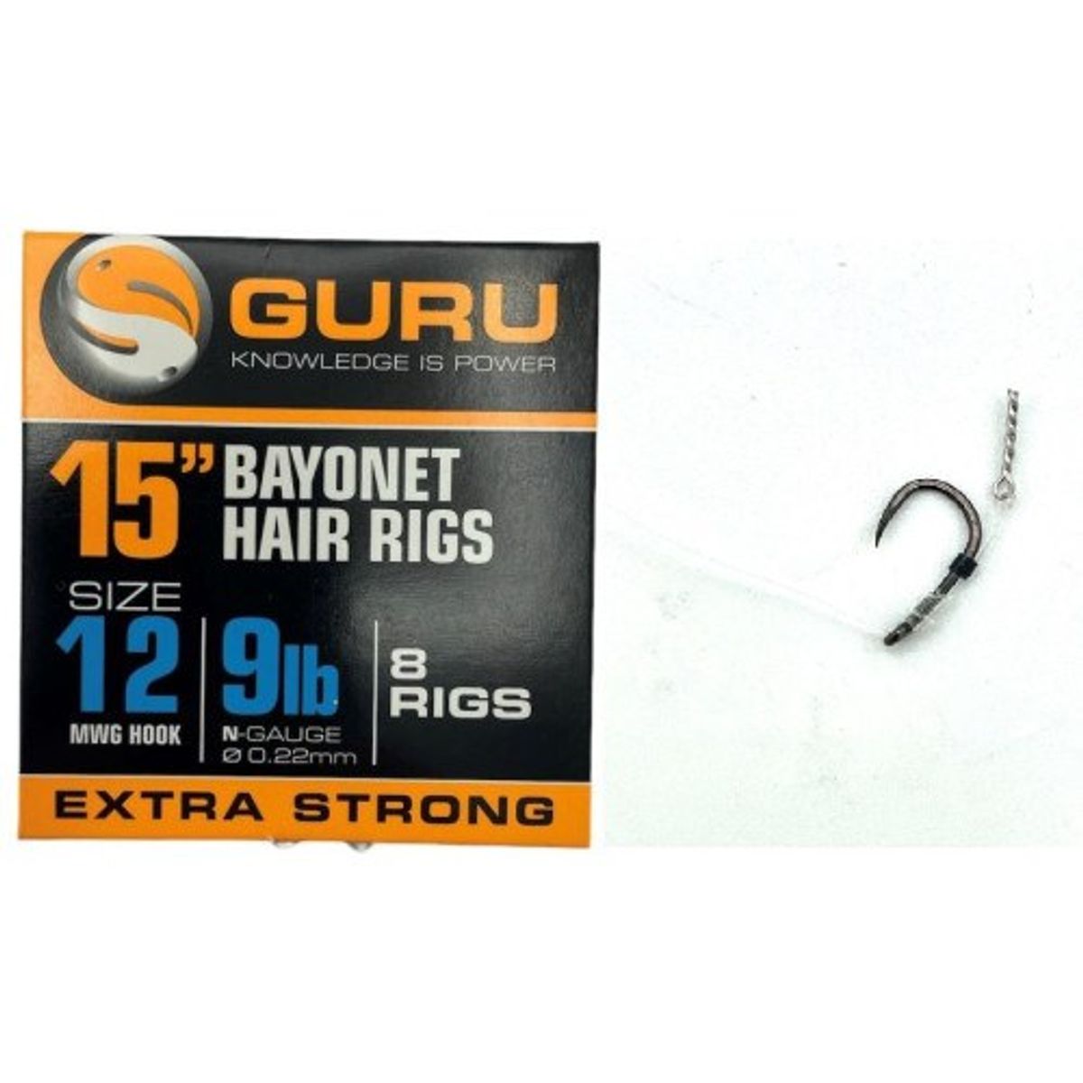 Guru Bayonet Hair Rigs 15' Str. 12