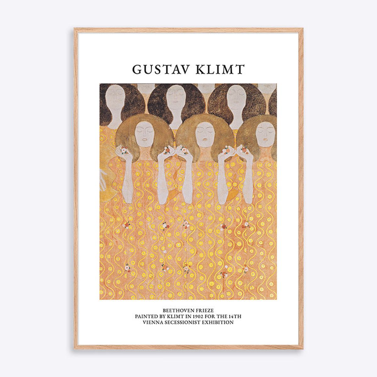 Gustav Klimt Beethoven Frieze - 21x30 cm