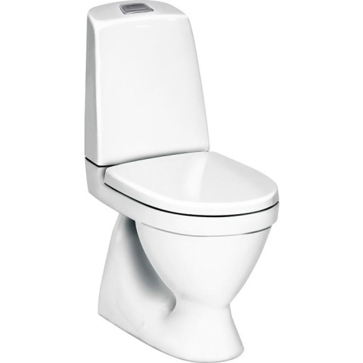 Gustavsberg Nautic 1500 toilet, uden skyllekant, hvid