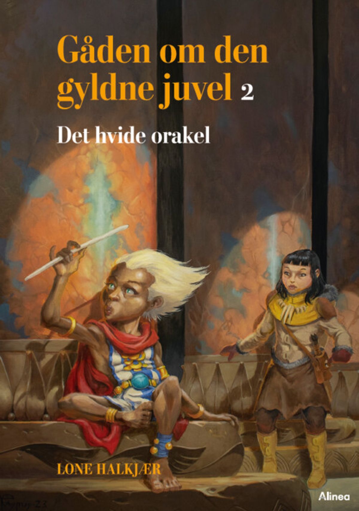 Gåden Om Den Gyldne Juvel 2 - Det Hvide Orakel, Blå Læseklub - Lone Halkjær - Bog