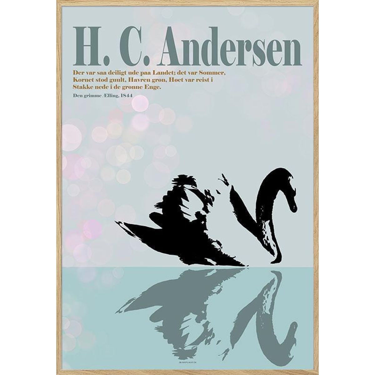 H. C. Andersen plakat - Den grimme ælling