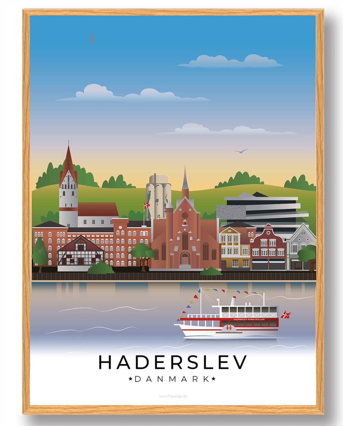 Haderslev plakat (RESTPARTI) (Størrelse: L - 50x70cm (B2))