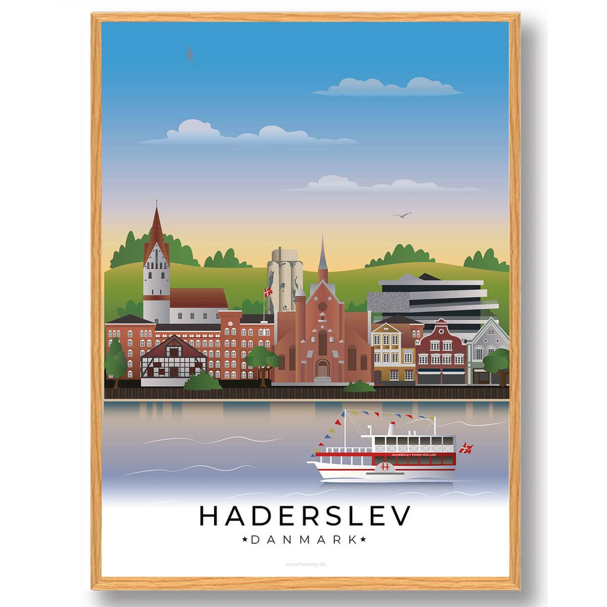 Haderslev plakat (RESTPARTI) (Størrelse: XL - 70x100cm)