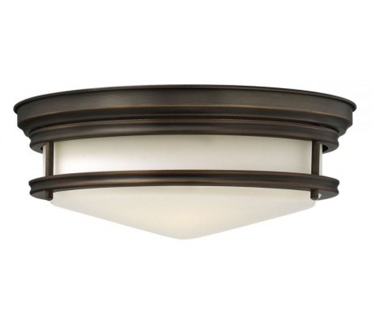 Hadley Plafond Ø35,6 cm 3 x E27 - Aldret bronze