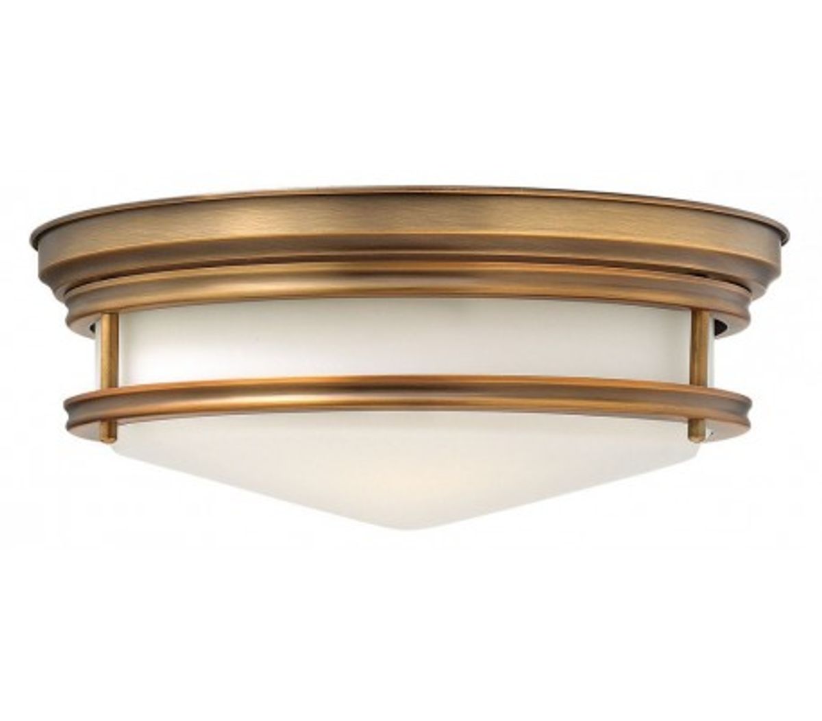 Hadley Plafond Ø35,6 cm 3 x E27 - Børstet bronze