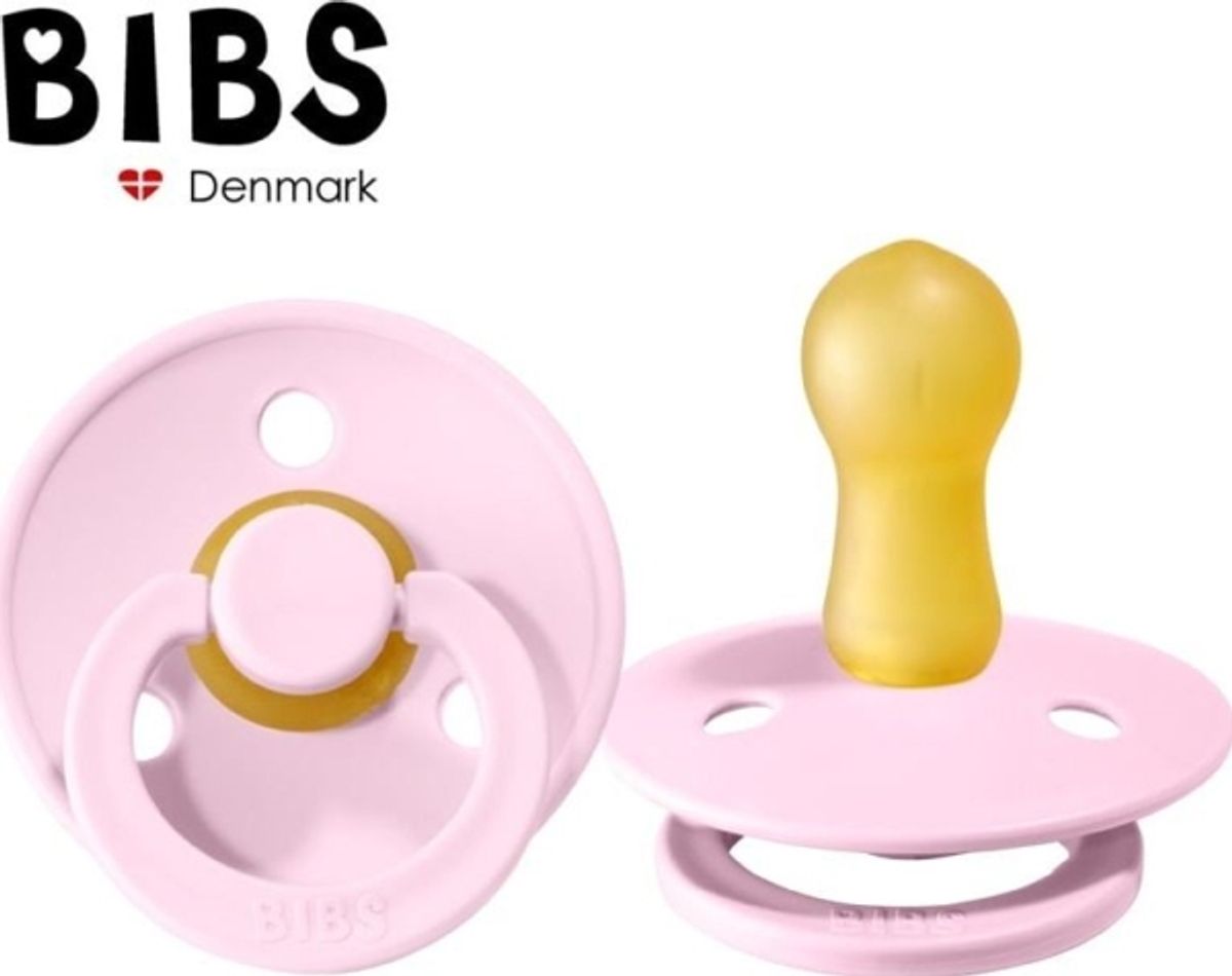 Hagesmække Bibs Baby Pink M Hevea Gummisut