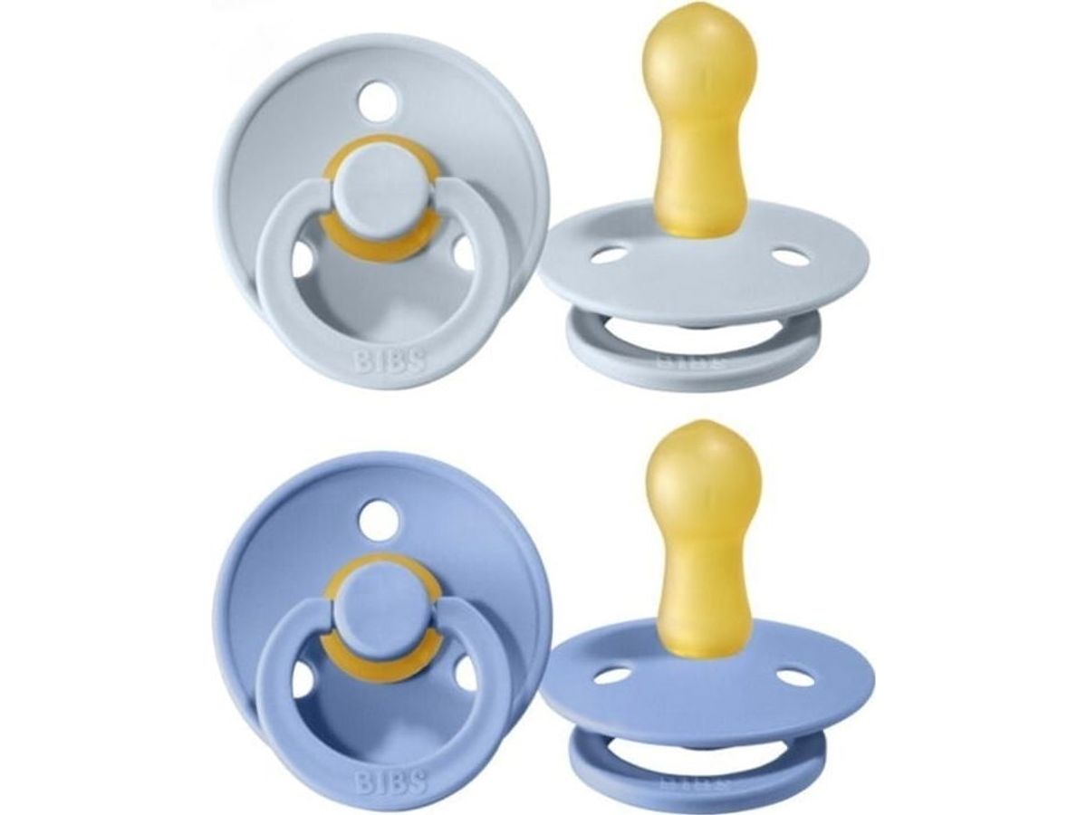 Hagesmække Soother 2-Pack S Sky Blue Baby Blue 0M+ Hagesmække