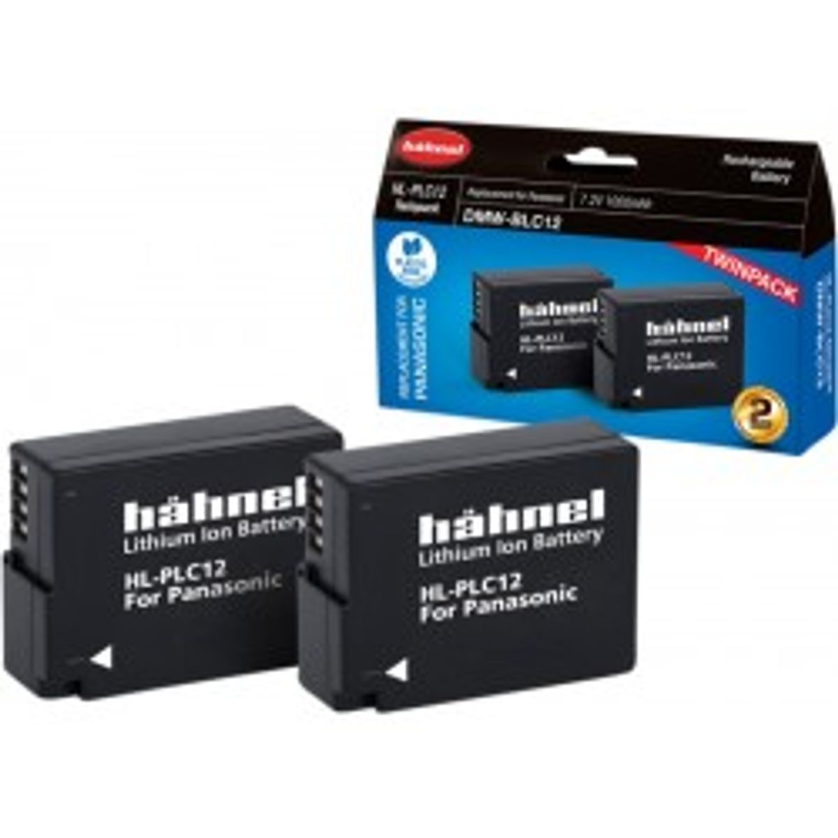 Hahnel Hähnel Battery Panasonic Hl-plc12 Twin Pack - Batteri