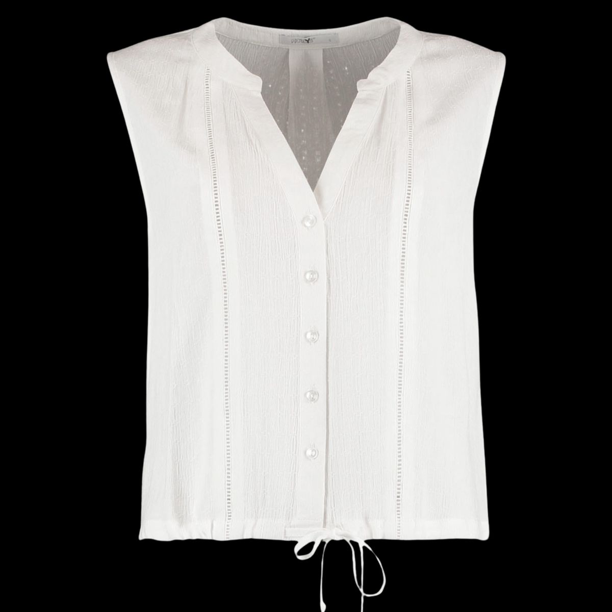 Hailys Dame Top - White - XS